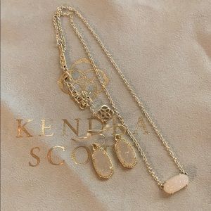 Ever necklace & Lee earrings  set